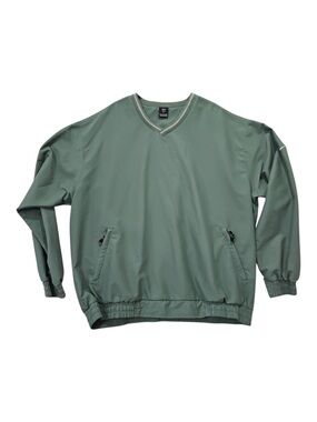 Nike Golf Men's V-Neck Pullover Windbreaker - Sage Green